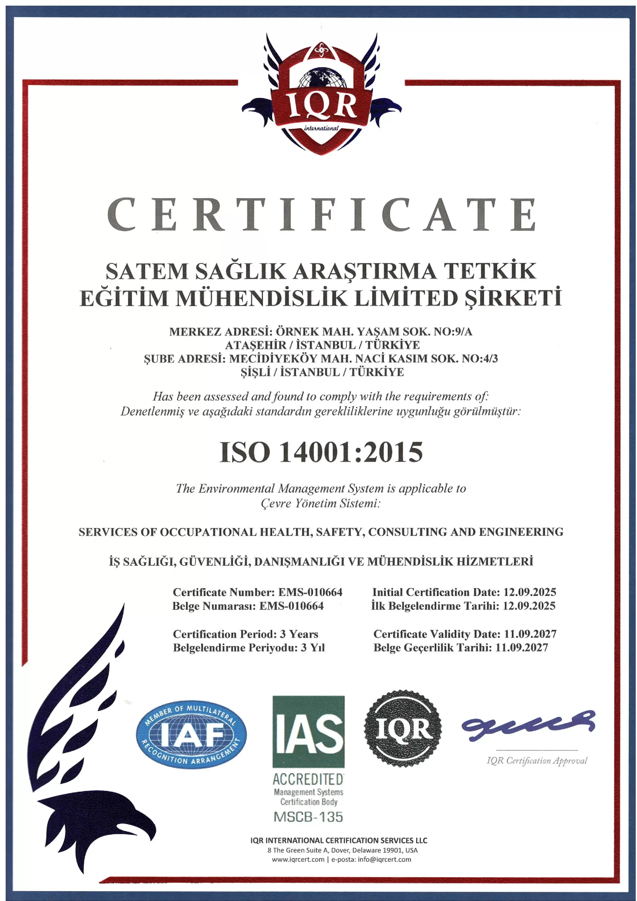 ISO 14001:2015