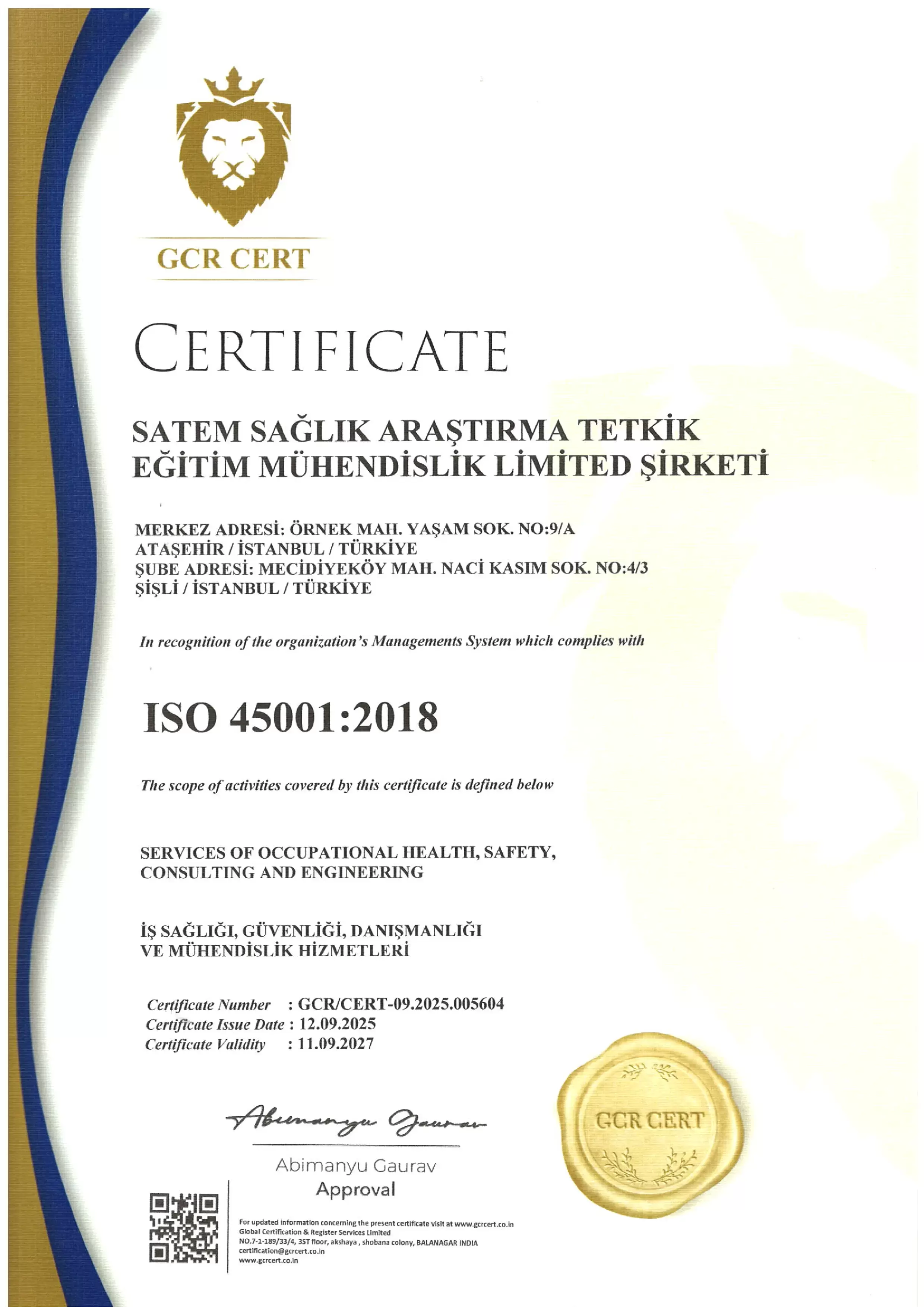 ISO 45001:2018
